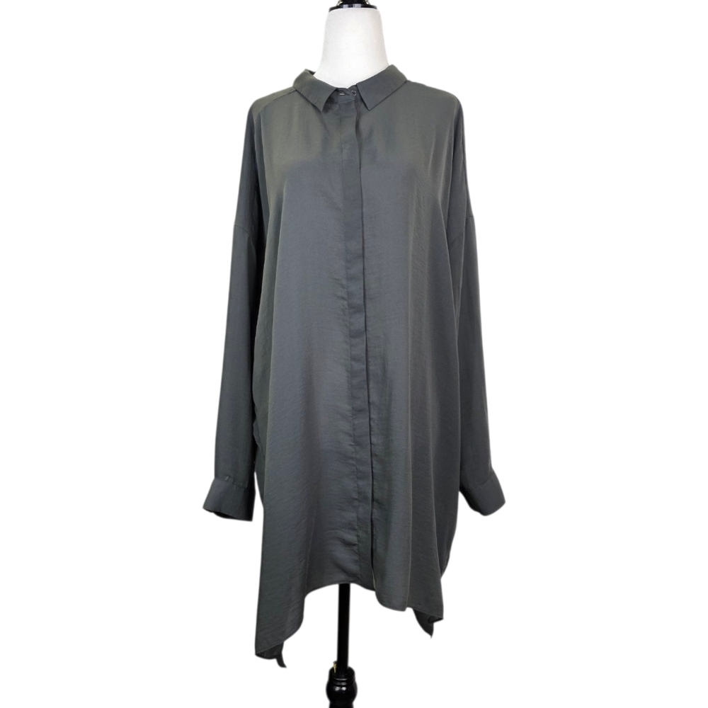 COS sheet button down long sleeves  relaxed fit shirt